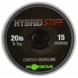 Korda - Hybrid Stiff Weedy Green 20 LB 15 m OSTATNIE SZTUKI - plecionka przyponowa